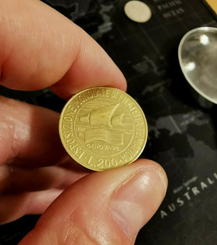 200 lire moneta esposizione - 200,