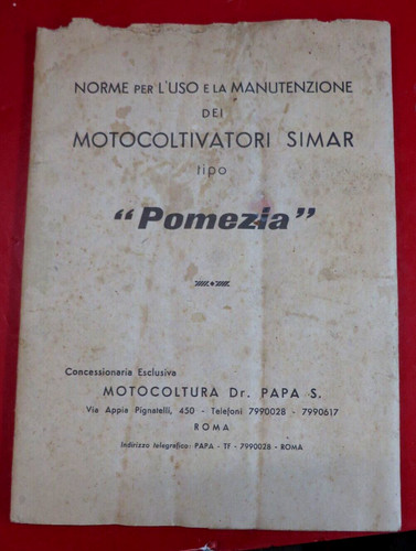 Uso manutenzione dei - uso,