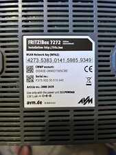 AVM FRITZBOX 7272 ADSL ADSL2+ MODEM ROUTER VOIP 4 LAN WI-FI