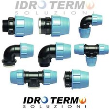 RACCORDO POLIETILENE A COMPRESSIONE PER TUBO POLIETILENE DIAMETRO ø 20-25-32-40