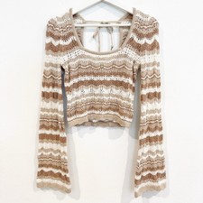 Top hollister uncinetto collo - uncinetto,