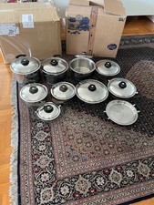 Set Padelle e Pentole AMC, vintage usate degli anni '70