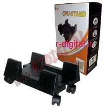 CARRELLO PORTACASE UNIVERSALE CON RUOTE PORTA PC CASE COMPUTER CABINET PLASTICA 