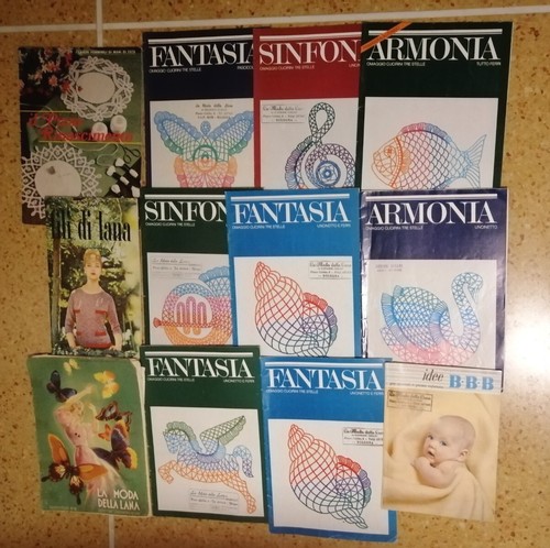 Lotto riviste uncinetto - lotto, 12