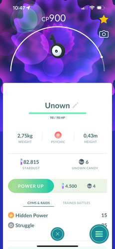 Unown mini p - q, |