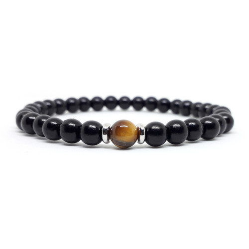 Bracciale pietra occhio - , di