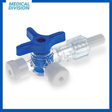 50 Rubinetti a 3 vie per infusione monouso sterili - deflussori flebo tre uscite