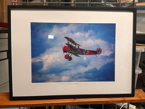 Red baron fokker - red,