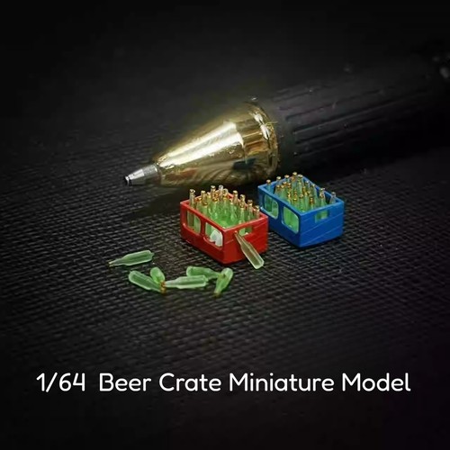 Diorama bottiglie birra - diorama, 1:64