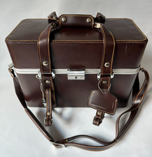 Borsa Valigetta per Fotocamera/Attrezzatura Fotografica in Pelle Marrone. Japan