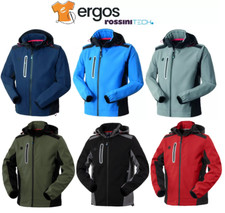 ROSSINI Giubbotto Softshell SMARTY Zip Cappuccio Antipioggia Rifrangente HH638