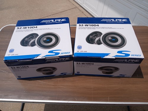 Alpine w10d4 series 10 - s2-w10d4, s-series