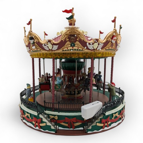 Lemax giostra babbo natale - lemax,