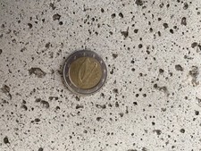 Moneta euro con arpa - da, 2