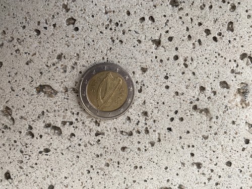 Moneta euro con - con, arpa