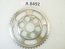 Corona 48 denti passo 428 diam foro centrale 46 mm diam est 200 mm moto epoca...