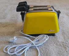 Tostapane LESA Vintage Giallo  revisionato Ottimo Stato