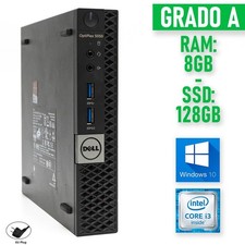 COMPUTER FISSO DESKTOP DELL OPTIPLEX 5050 MICRO TINY i3 MINI PC WINDOWS 10 PRO
