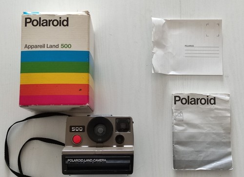 Polaroid land camera 500 - land,