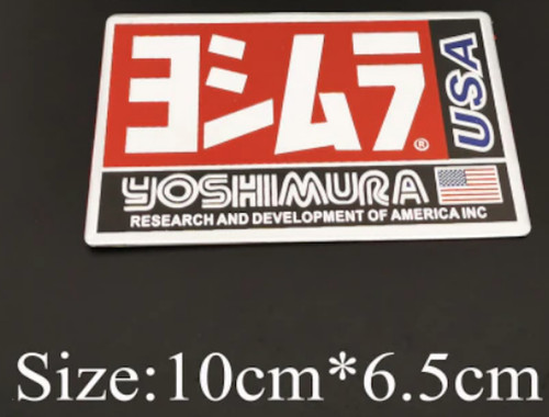 Adesivo yoshimura alluminio - adesivo,