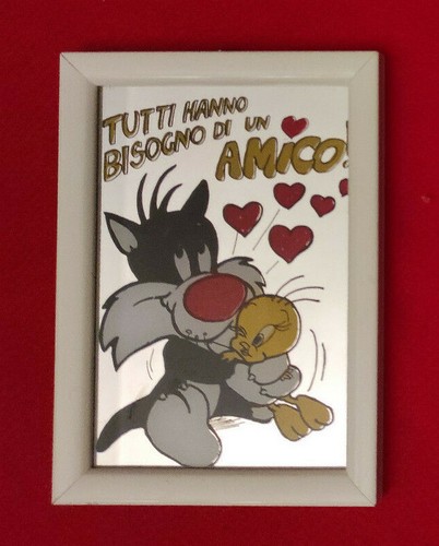 Quadro specchio painted - a,