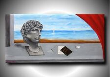 CORRADO BOSCOLO OLIO SU TELA CM 60X120 romano,staccioli,oriani,dadamaino,sughi