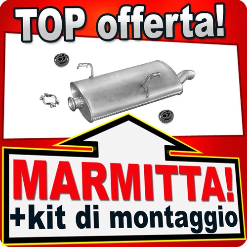 Scarico per peugeot 206 6 - scarico,