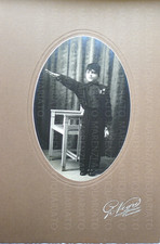 VECCHIA FOTO MILITARE BAMBINO