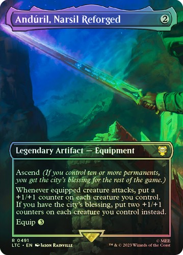 Mtg foil anduril - foil, anduril,