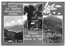 CARTOLINA DI COMO ,DIZZASCO - VALLE D' INTELVI - VEDUTINE non viaggiata