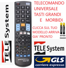 TELECOMANDO UNIVERSALE TELESYSTEM; CLICCA SUL TUO MODELLO ARRIVA GIA' PRONTO