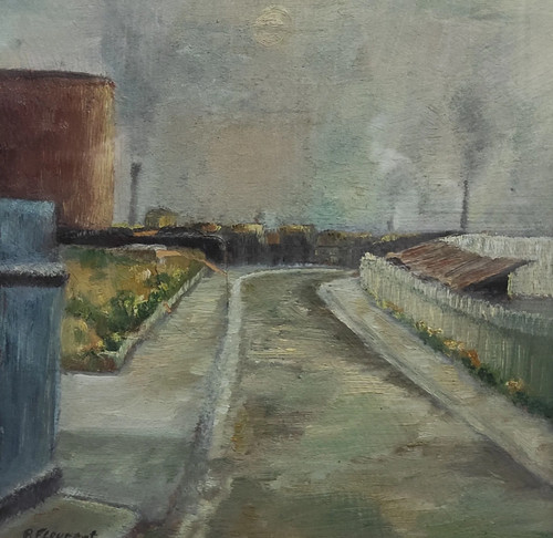 Dipinto olio cartone - dipinto,