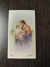 San Giuseppe, Holy Card, AR
