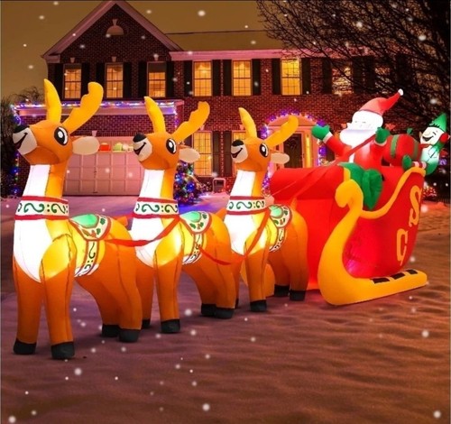 Babbo natale gonfiabile - babbo,