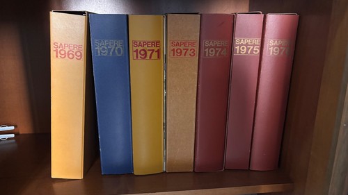 Rivista sapere annate dal - sapere,