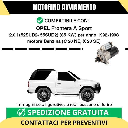 Motorino avviamento opel - motorino,