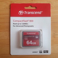 🛍️OFFERTA!!! Transcend CompactFlash 800 64 GB scheda di memoria 800x (TS64GCF800)