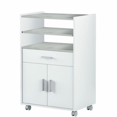 Mobile bianco con - tv, cassetto