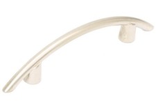 MANIGLIA MODELLO D NIKEL ASSE mm.96