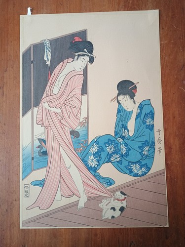Utamaro xilografia giapponese