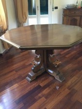 sala da pranzo in noce completa