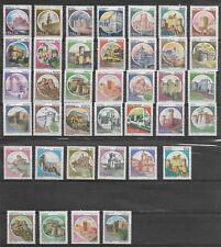 ITALIA REPUBBLICA 1980/94 - "SERIE CASTELLI D'ITALIA" - MNH** - 38 VALORI CPL