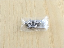 Chiusura per collana in argento 925 circolare, peso 2,3 grammi