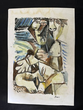 quadro pablo picasso su carta