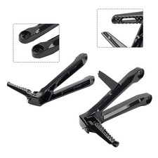 Pedane poggiapiedi passeggero posteriore pedane staffe per Honda CBR600RR 05-06