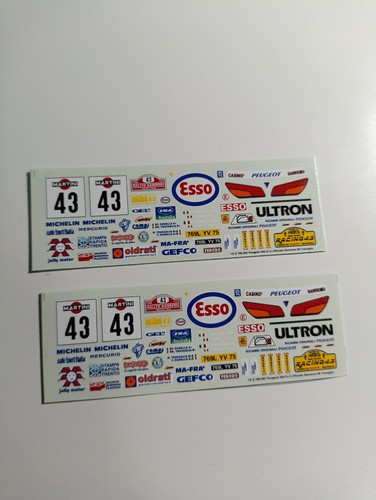 Decals peugeot 306 - 1/43,