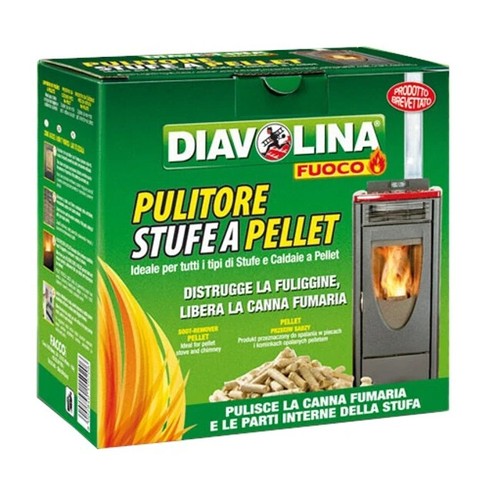 Diavolina pellet spazzacamino