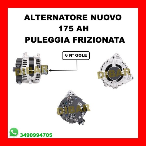 Alternatore nuovo 175 ford - ah,