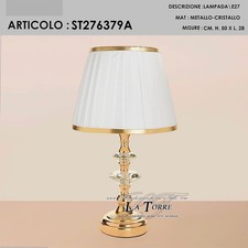 Lampada da tavolo H50 dorata