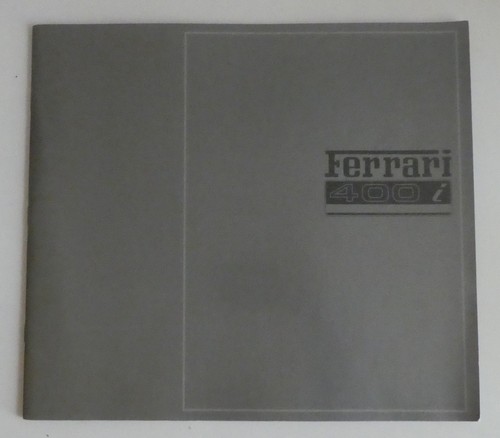 Ferrari brochure 400 - brochure,